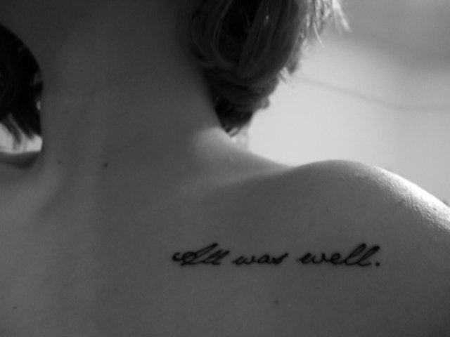 I am insanely jealous of this week's featured literary tattoo